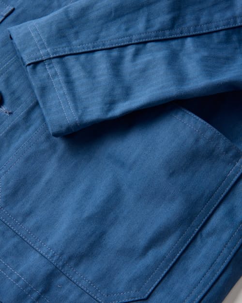 laydown detail image of Woven Chore Coat