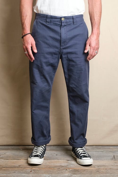 on model image of Japanese Military Deck Pant