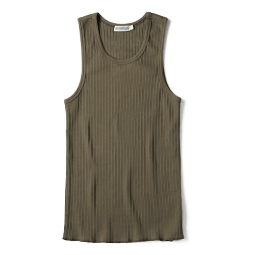 laydown image of Ribbed Tank Top