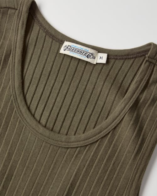 laydown detail image of Ribbed Tank Top