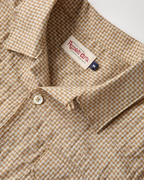 laydown detail image of Jove Double Pocket Camp Collar Shirt