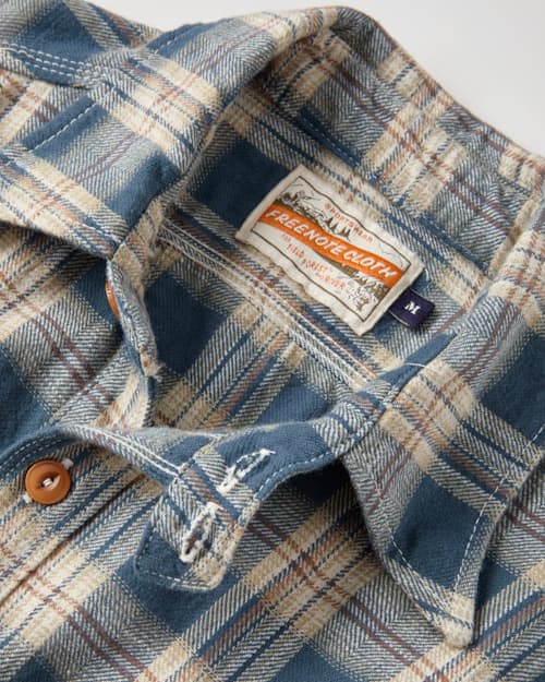 laydown detail image of Wells Herringbone Shirt