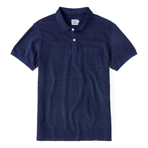 laydown image of Pique Polo Shirt