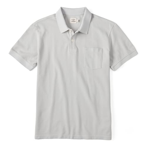 laydown image of Pique Polo Shirt