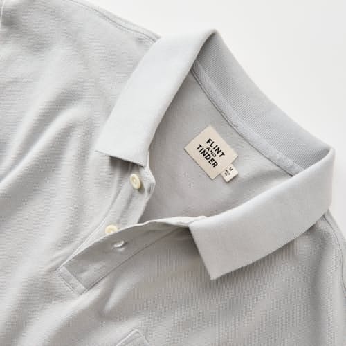 laydown detail image of Pique Polo Shirt