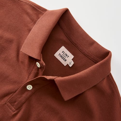 laydown detail image of Pique Polo Shirt
