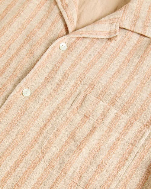 laydown detail image of Silveira Camp Collar Linen Shirt
