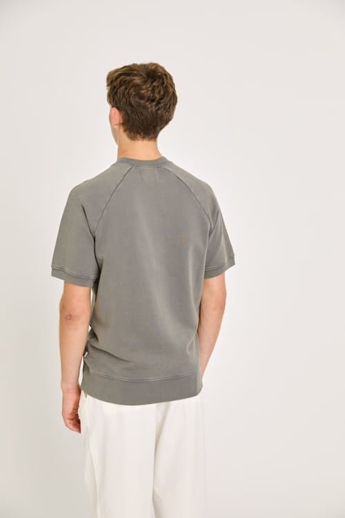 on model image of Paulino Short Sleeve Sweatshirt