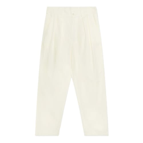 laydown image of Carona Double Pleated Canvas Pants