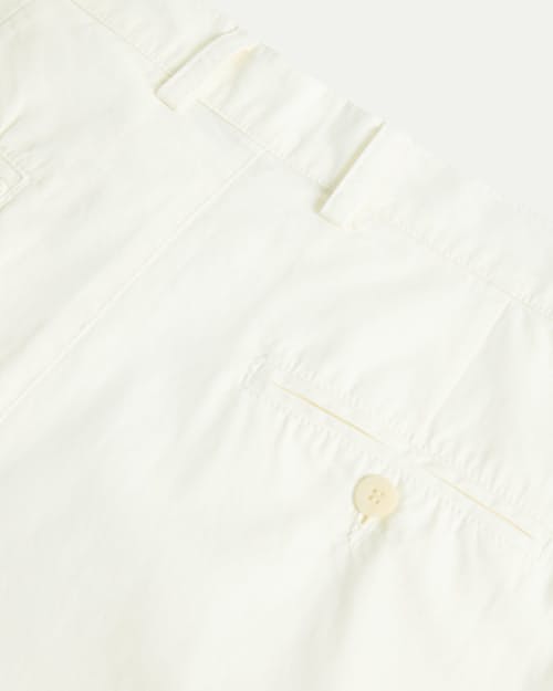 laydown detail image of Lapa Double Pleated Canvas Shorts