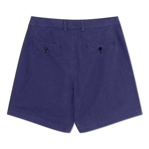 laydown image of Lapa Double Pleated Canvas Shorts