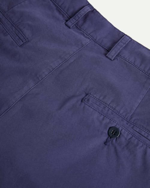 laydown detail image of Lapa Double Pleated Canvas Shorts