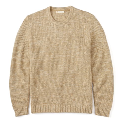 laydown image of Marl Crew Sweater