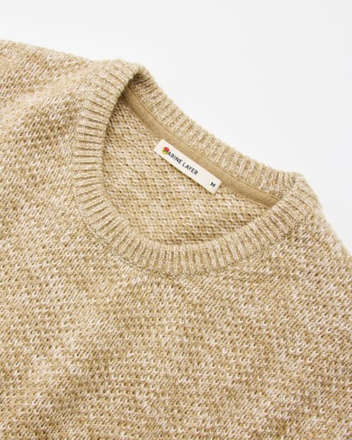 laydown detail image of Marl Crew Sweater