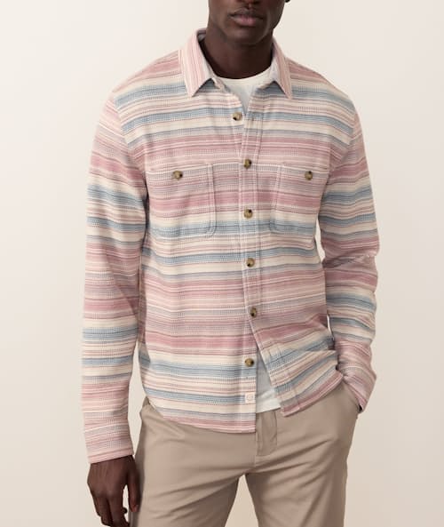 on model image of Pacifica Stretch Twill Shirt