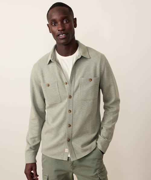 on model image of Pacifica Stretch Twill Shirt