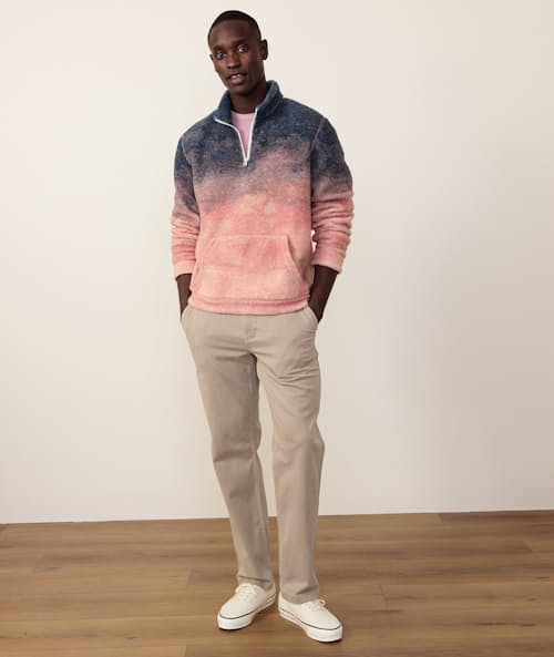 on model image of Sherpa Pullover
