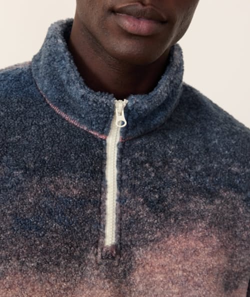 on model image of Sherpa Pullover