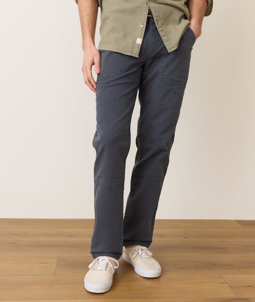 on model image of Breyer Relaxed Utility Pant