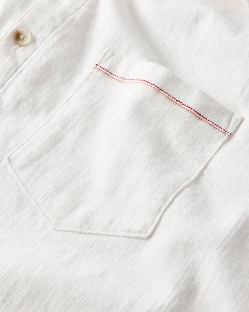laydown detail image of Classic Stretch Selvage Long Sleeve Shirt
