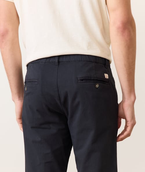 on model image of Saturday Twill Chino Pant - Athletic Fit