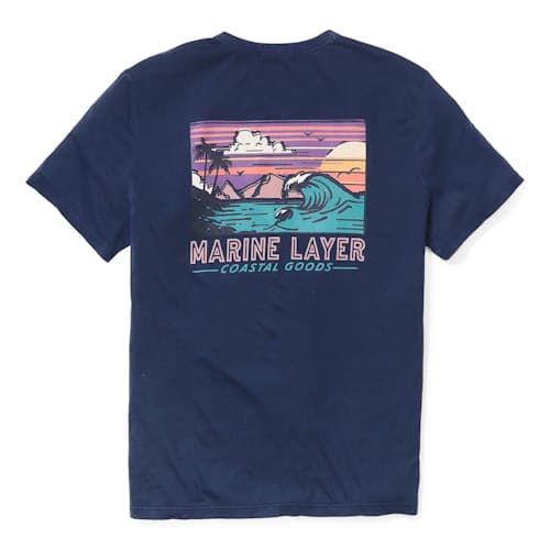 laydown image of Signature Crew Graphic T-Shirt
