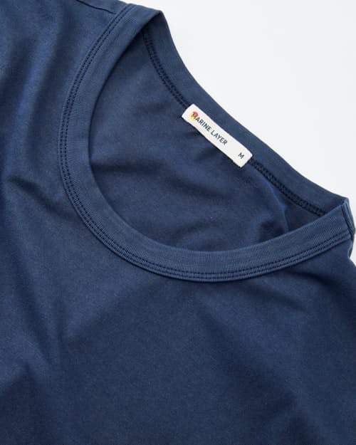 laydown detail image of Signature Crew Graphic T-Shirt