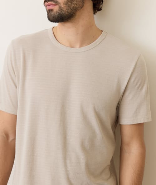 on model image of Signature Crew T-Shirt