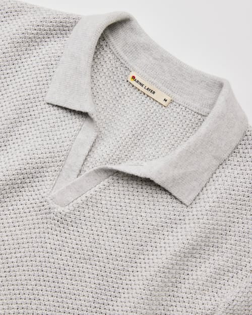 laydown detail image of Conrad Sweater Polo