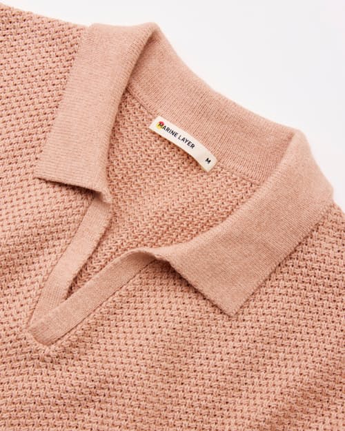 laydown detail image of Conrad Sweater Polo