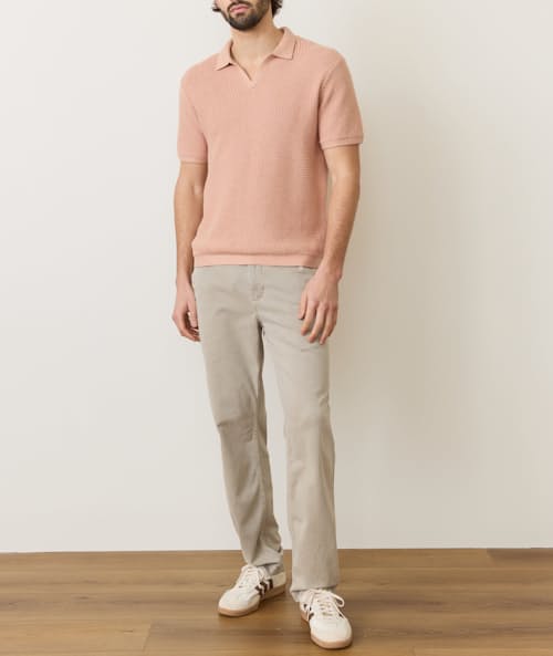 on model image of Conrad Sweater Polo