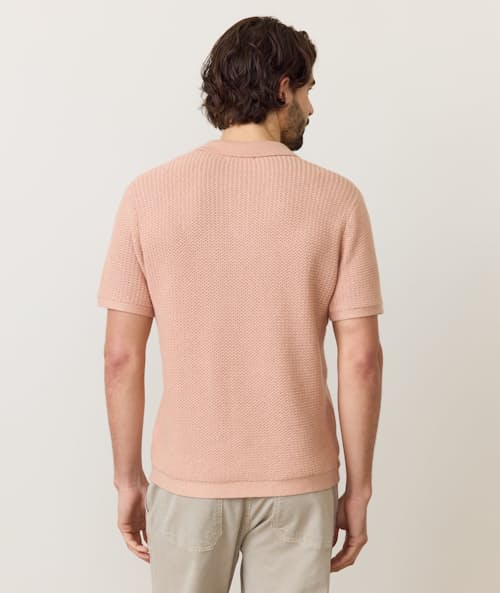 on model image of Conrad Sweater Polo