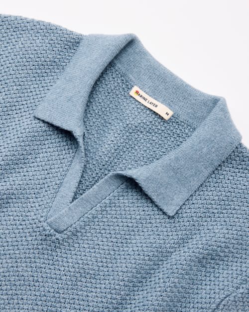 laydown detail image of Conrad Sweater Polo