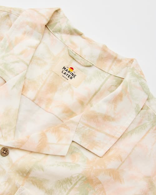 laydown detail image of Resort Hemp Tencel Short Sleeve Shirt