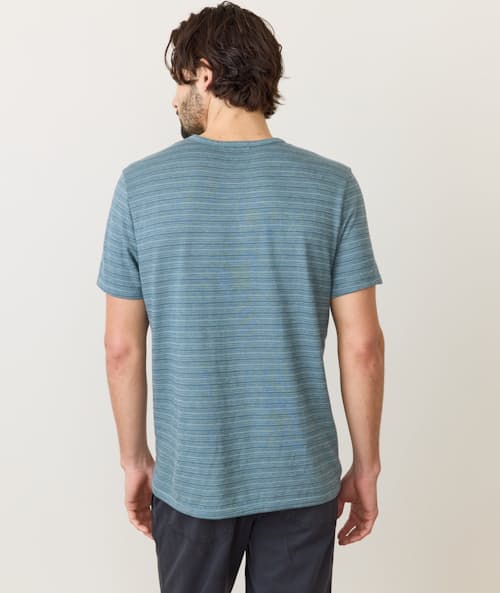 on model image of Signature Crew T-Shirt