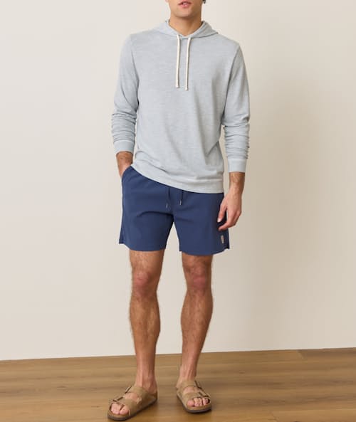 on model image of Stretch Swim Trunk - 6"