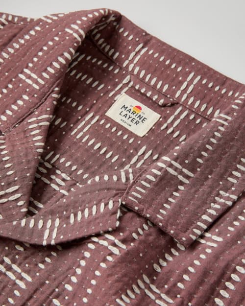 laydown detail image of Dobby Resort Shirt