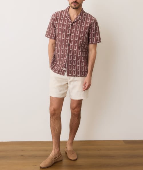 on model image of Hemp Short - 7"