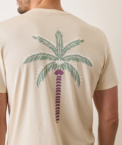 on model image of Signature Crew T-Shirt