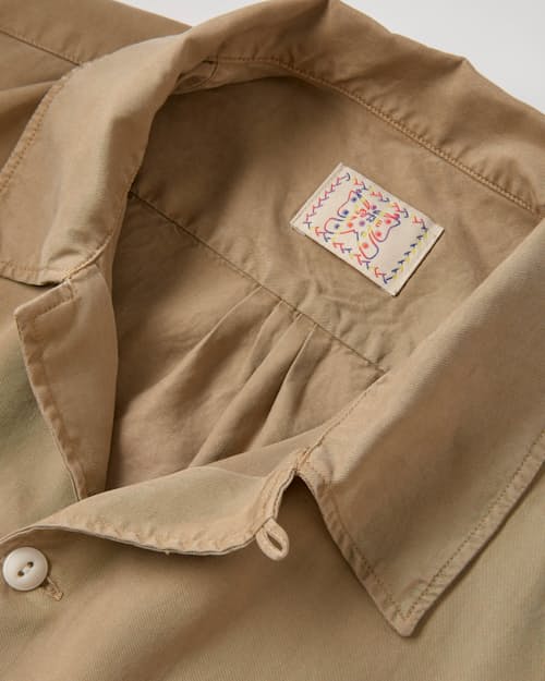 laydown detail image of Tencel Patio Camp Collar Shirt