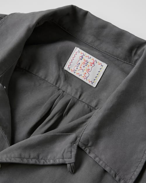 laydown detail image of Tencel Patio Camp Collar Shirt