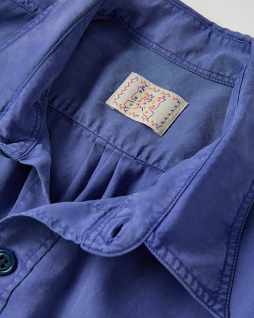 laydown detail image of Short Sleeve Tencel Garage Shirt