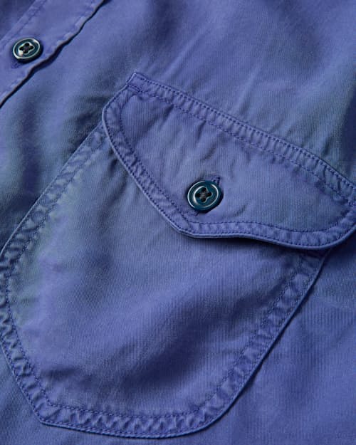 laydown detail image of Short Sleeve Tencel Garage Shirt