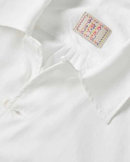 laydown detail image of Tencel Patio Camp Collar Shirt