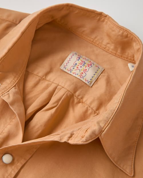 laydown detail image of Tencel Pearlsnap Shirt