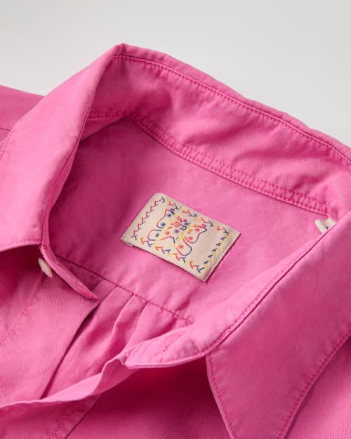 laydown detail image of Tencel Pearlsnap Shirt
