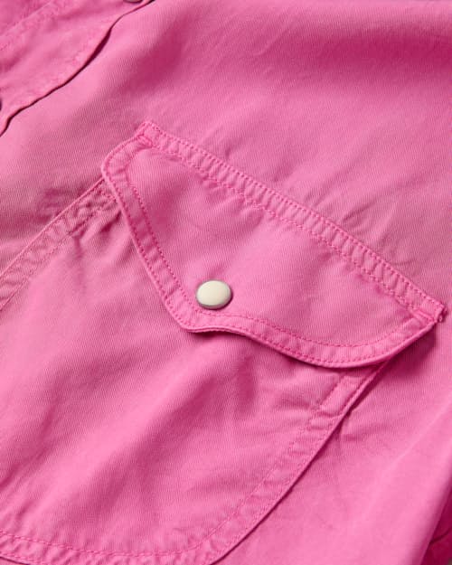laydown detail image of Tencel Pearlsnap Shirt