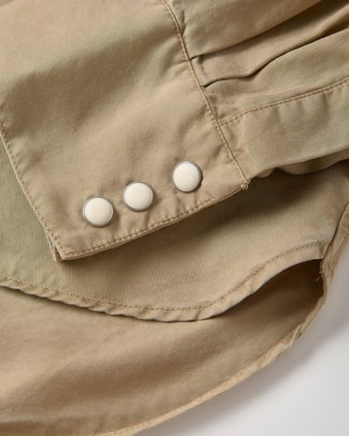 laydown detail image of Tencel Pearlsnap Shirt