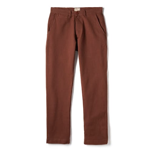 laydown image of Rustic Plainweave Chinos