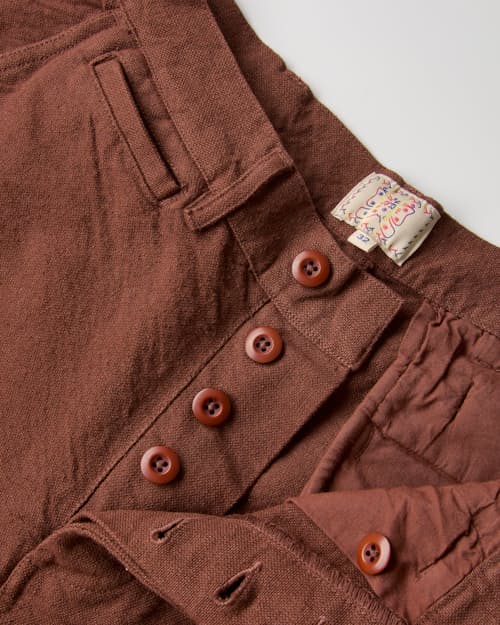 laydown detail image of Rustic Plainweave Chinos